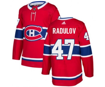 Adidas Canadiens #47 Alexander Radulov Red Home Authentic Stitched NHL Jersey