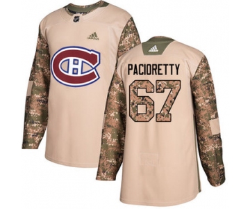 Adidas Canadiens #67 Max Pacioretty Camo Authentic 2017 Veterans Day Stitched NHL Jersey