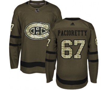 Adidas Canadiens #67 Max Pacioretty Green Salute to Service Stitched NHL Jersey