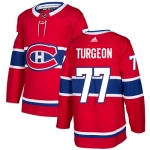 Adidas Canadiens #77 Pierre Turgeon Red Home Authentic Stitched NHL Jersey