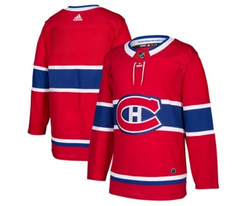 Adidas Canadiens Blank Red Home Authentic Stitched NHL Jersey