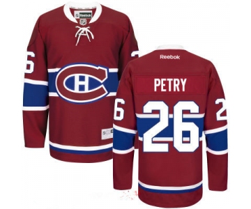Men's Montreal Canadiens #26 Jeff Petry Reebok Red Premier Home Custom Jersey