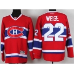 Montreal Canadiens #22 Dale Weise Red CH Jersey