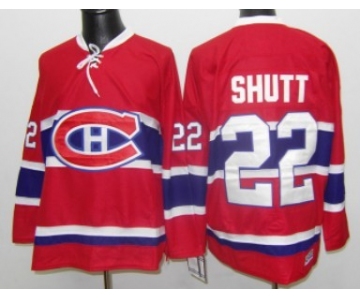 Montreal Canadiens #22 Steve Shutt Red Throwback CCM Jersey