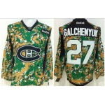 Montreal Canadiens #27 Alex Galchenyuk 2014 Camo Jersey