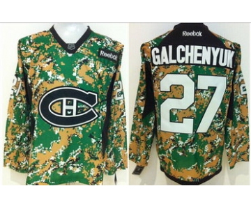 Montreal Canadiens #27 Alex Galchenyuk 2014 Camo Jersey