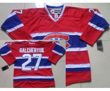 Montreal Canadiens #27 Alex Galchenyuk Red CH Jersey