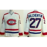 Montreal Canadiens #27 Alex Galchenyuk White Jersey