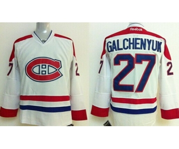 Montreal Canadiens #27 Alex Galchenyuk White Jersey