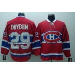 Montreal Canadiens #29 Ken Dryden Red Throwback CCM Jersey