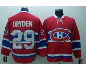 Montreal Canadiens #29 Ken Dryden Red Throwback CCM Jersey