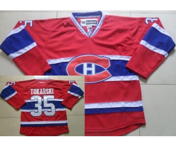 Montreal Canadiens #35 Dustin Tokarski Red Jersey