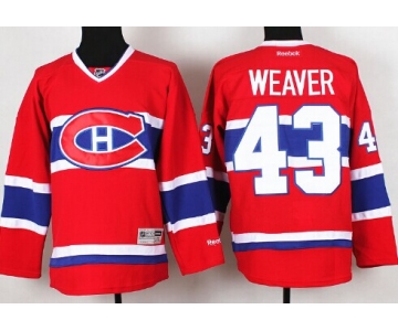 Montreal Canadiens #43 Mike Weaver Red CH Jersey