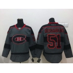 Montreal Canadiens #51 David Desharnais Charcoal Gray Jersey