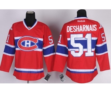 Montreal Canadiens #51 David Desharnais Red CH Jersey