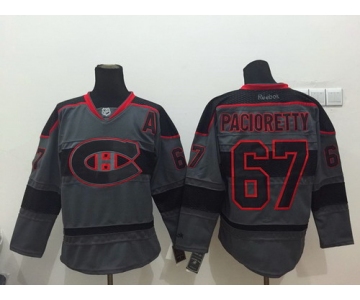 Montreal Canadiens #67 Max Pacioretty Charcoal Gray Jersey