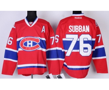 Montreal Canadiens #76 P.K. Subban Red CH Jersey