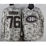 Montreal Canadiens #76 P.K. Subban White Camo Jersey