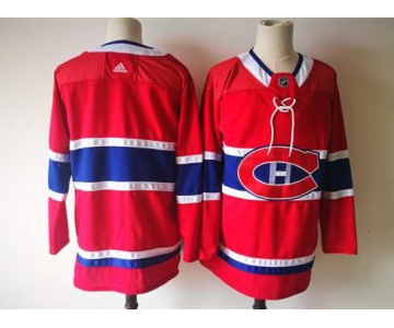 Montreal Canadiens Blank Red 2017-2018 Hockey Stitched NHL Jersey