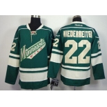 Minnesota Wild #22 Nino Niederreiter Green Third Jersey