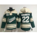 Minnesota Wild #22 Nino Niederreiter Old Time Hockey Green Hoodie