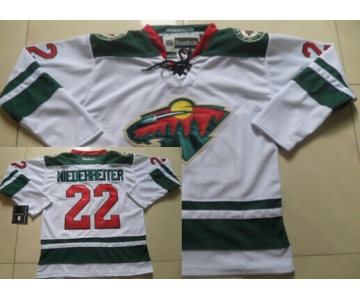 Minnesota Wild #22 Nino Niederreiter White Jersey