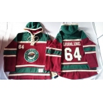 Old Time Hockey Minnesota Wild #64 Mikael Granlund Red Hoodie