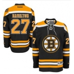 Men's Boston Bruins #27 Dougie Hamilton Black Jersey