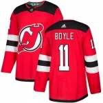 Adidas Devils #11 Brian Boyle Red Home Authentic Stitched NHL Jersey