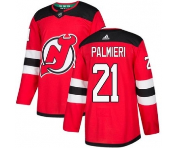 Adidas Devils #21 Kyle Palmieri Red Home Authentic Stitched NHL Jersey