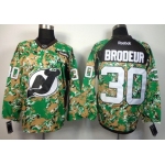 New Jersey Devils #30 Martin Brodeur 2014 Camo Jersey