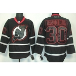 New Jersey Devils #30 Martin Brodeur Black Ice Jersey