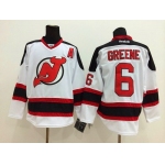 New Jersey Devils #6 Andy Greene White Jersey