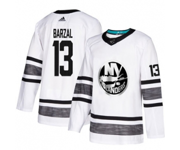 Islanders #13 Mathew Barzal White Authentic 2019 All-Star Stitched Hockey Jersey