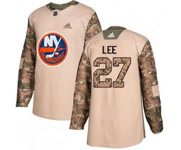 Adidas New York Islanders #27 Anders Lee Camo Authentic 2017 Veterans Day Stitched Youth NHL Jersey