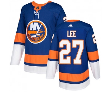 Adidas New York Islanders #27 Anders Lee Royal Blue Home Authentic Stitched Youth NHL Jersey