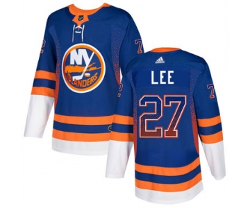 Men's New York Islanders #27 Anders Lee Royal Drift Fashion Adidas Jersey