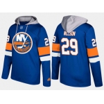 Adidas New York Islanders 29 Brock Nelson Name And Number Blue Hoodie