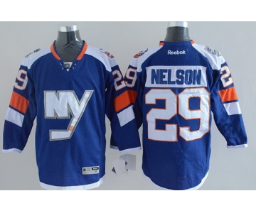 New York Islanders #29 Brock Nelson 2014 Stadium Series Blue Jersey