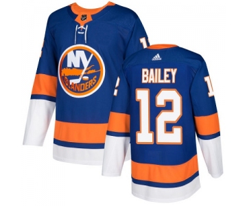 Adidas Islanders #12 Josh Bailey Royal Blue Home Authentic Stitched NHL Jersey