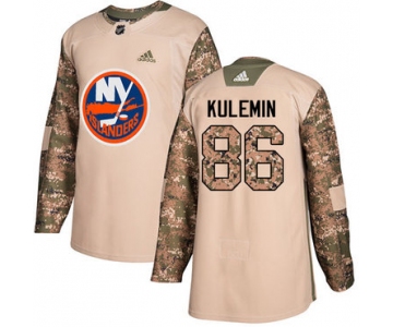Adidas Islanders #86 Nikolay Kulemin Camo Authentic 2017 Veterans Day Stitched NHL Jersey