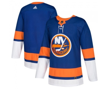 Adidas Islanders Blank Royal Blue Home Authentic Stitched NHL Jersey