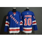 Men's New York Rangers 10 Artemi Panarin Blue Adidas Jersey