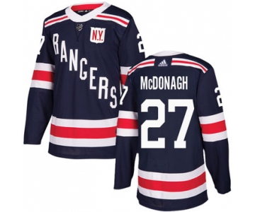 Adidas Rangers #27 Ryan McDonagh Navy Blue Authentic 2018 Winter Classic Stitched NHL Jersey