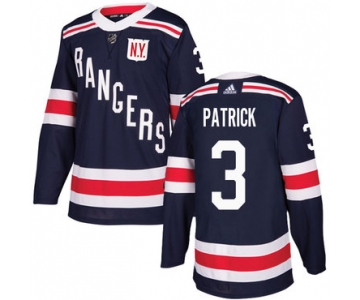 Adidas Rangers #3 James Patrick Navy Blue Authentic 2018 Winter Classic Stitched NHL Jersey