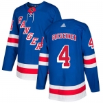 Adidas Rangers #4 Ron Greschner Royal Blue Home Authentic Stitched NHL Jersey