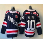 Men's New York Rangers #10 J. T. Miller Royal Blue 2018 Winter Classic Stitched NHL Hockey Jersey