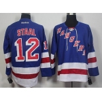 Men's New York Rangers #12 Eric Staal Light Blue Reebok Home Hockey Jersey