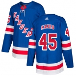 Men's New York Rangers #45 Kaapo Kakko Royal Blue Home Authentic Stitched Hockey Jersey
