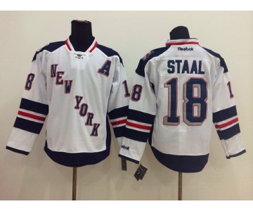 New York Rangers #18 Marc Staal 2014 Stadium Series White Jersey